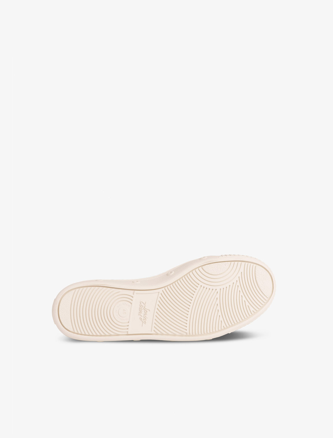 Spring Court S2 sneakers in ecru and blue cotton – sole view