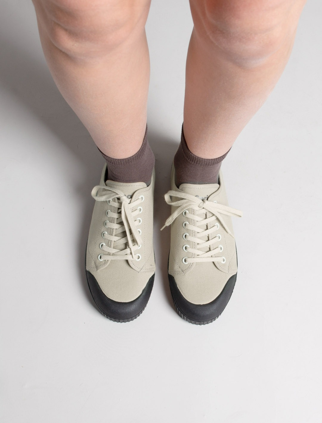 Mixed canvas sneakers | Spring Court