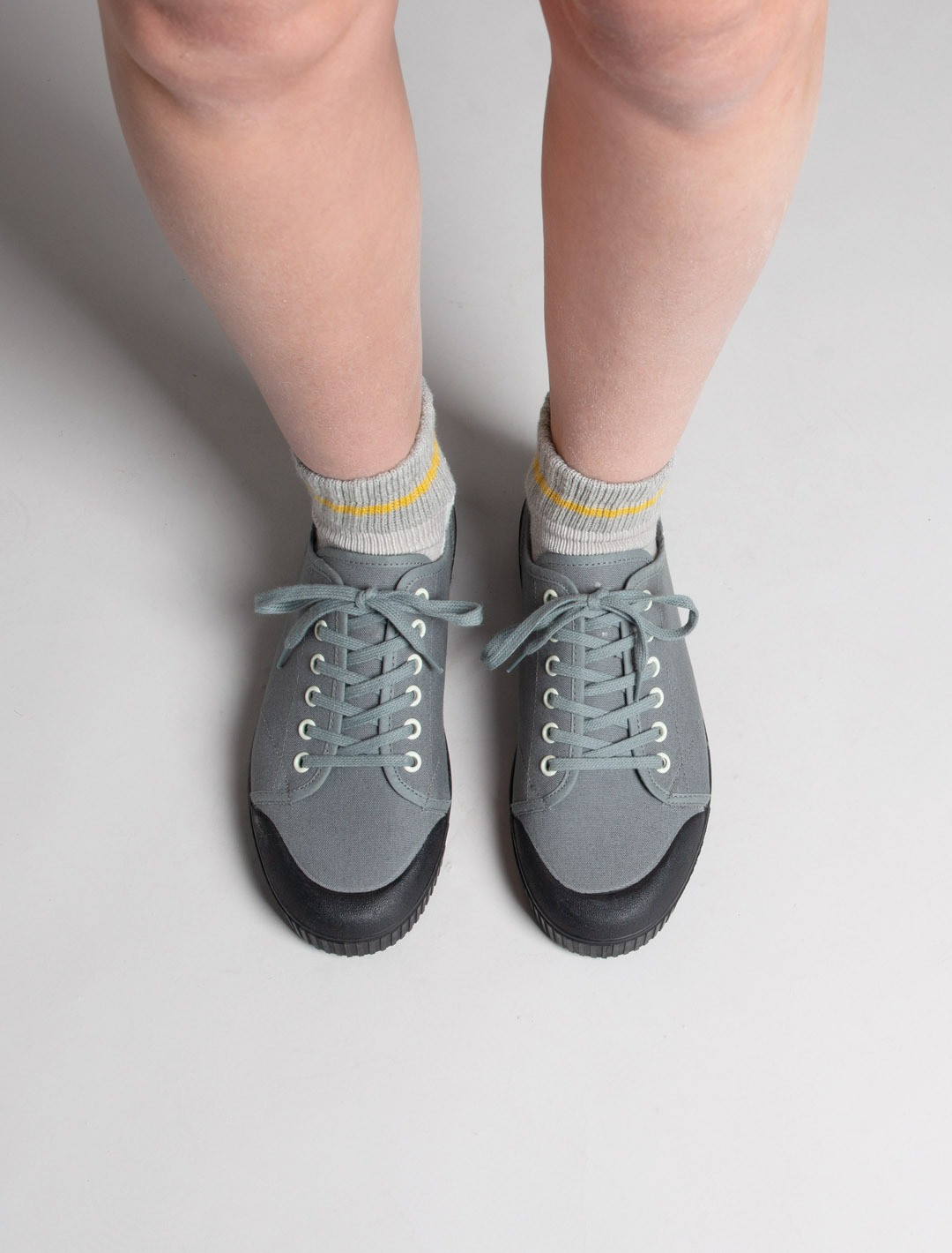 Mixed canvas sneakers | Spring Court