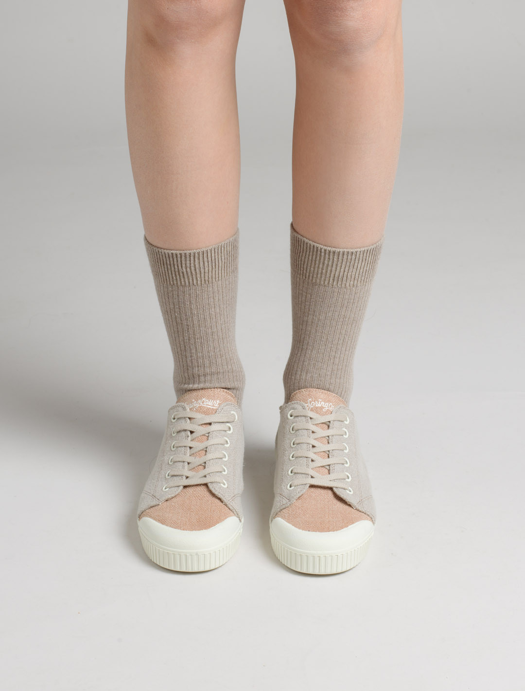 Unisex linen tennis shoes - Spring Court Capsule