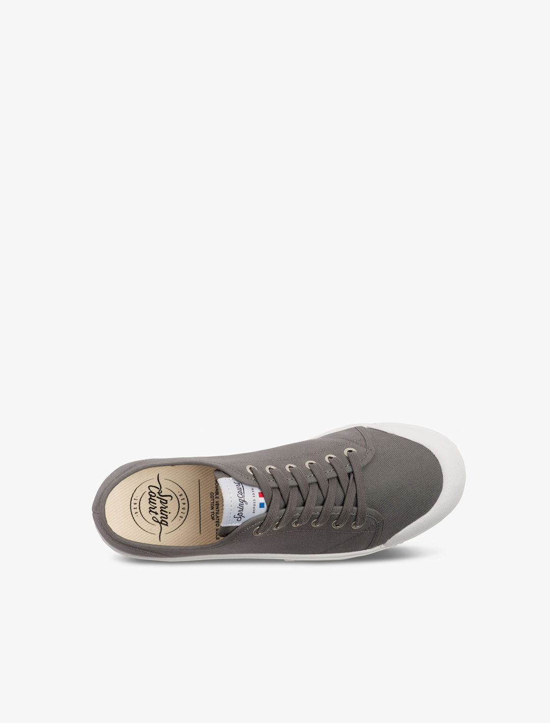 White Low-Top Canvas Sneakers | G2 CANVAS