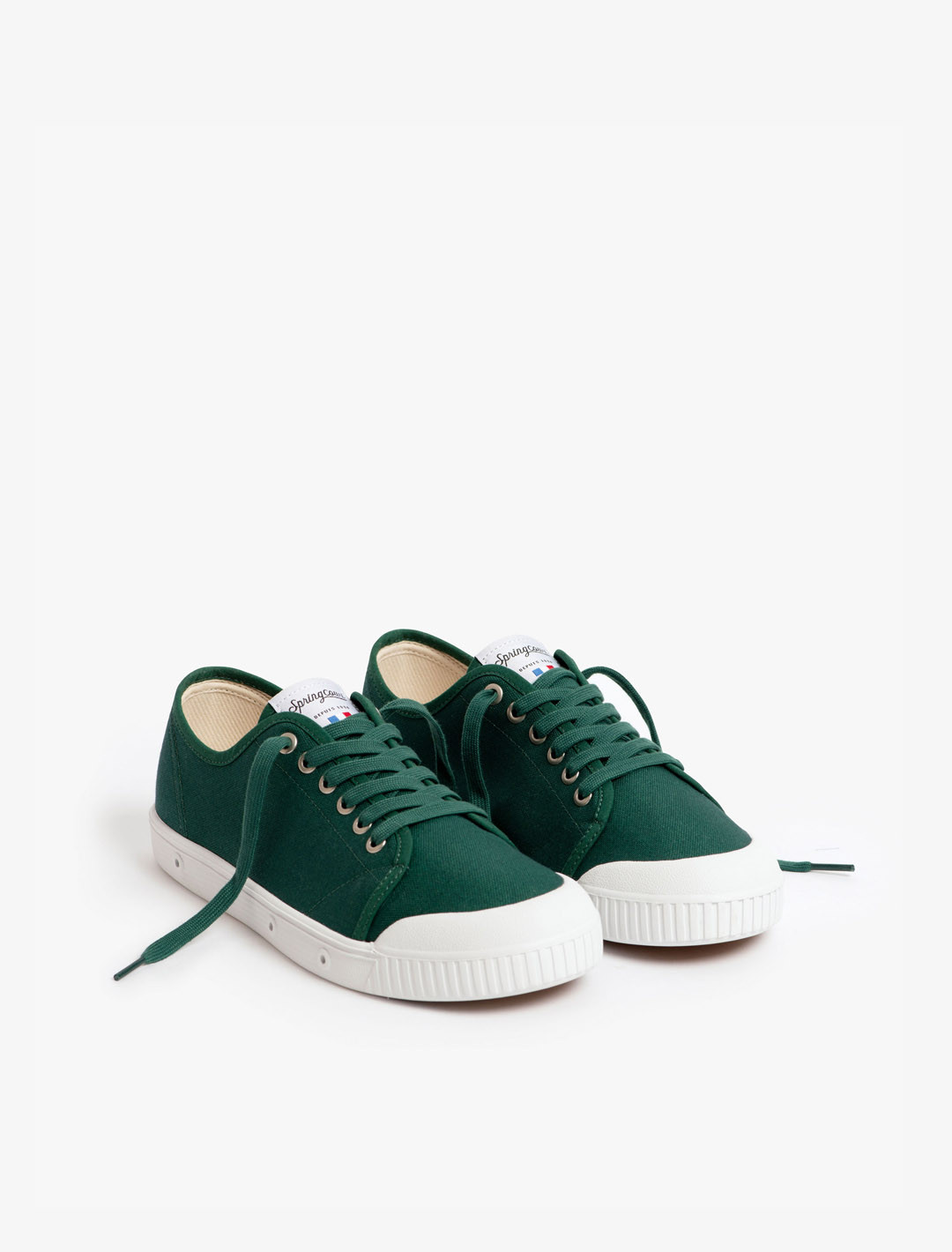 White Low-Top Canvas Sneakers | G2 CANVAS