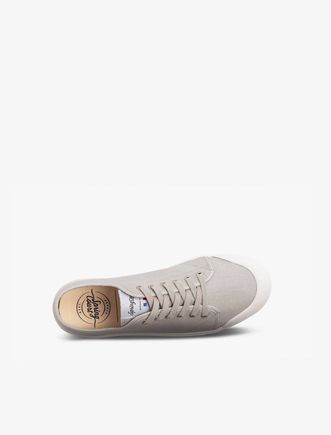 White Low-Top Canvas Sneakers | G2 CANVAS