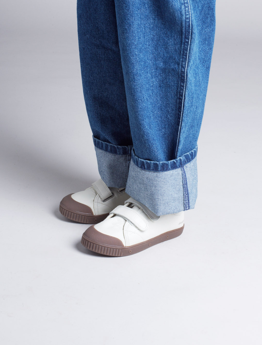 Basket Enfant à Scratch en Cuir | G2 CUIR