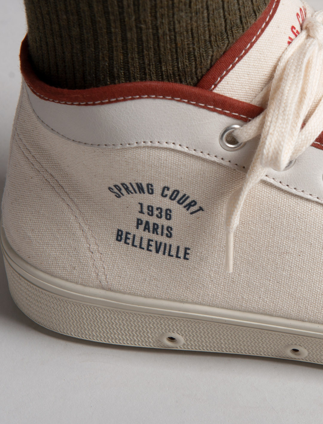 Basket mixte en toile | Spring Court