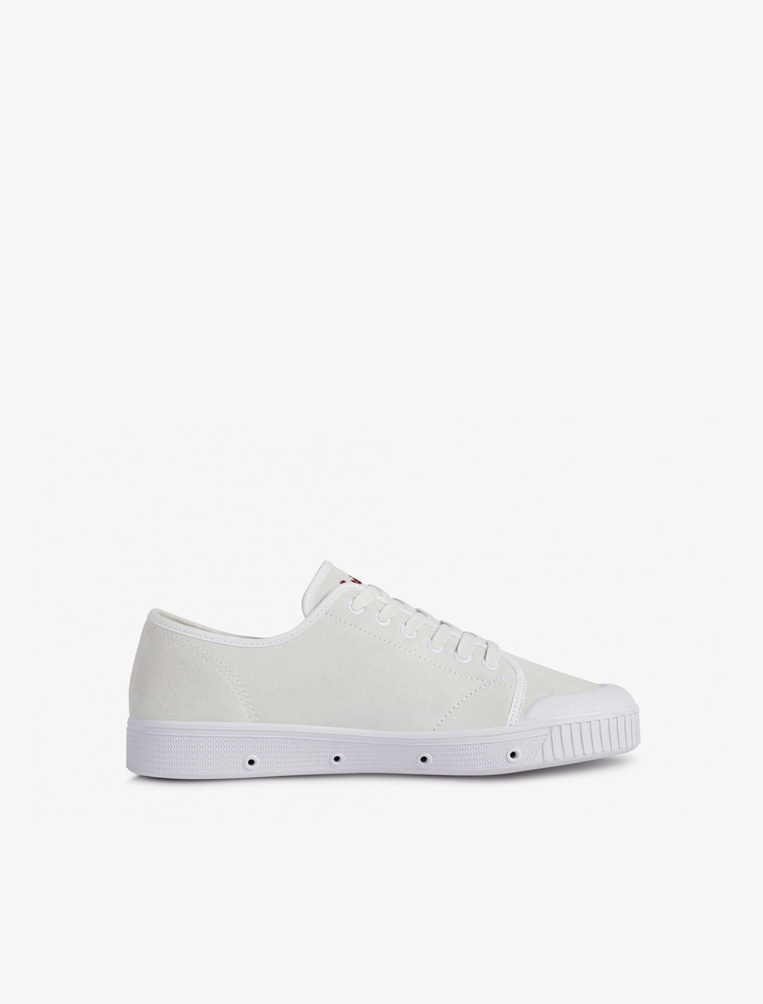 Spring Court G2 suede trainers in white - inside view