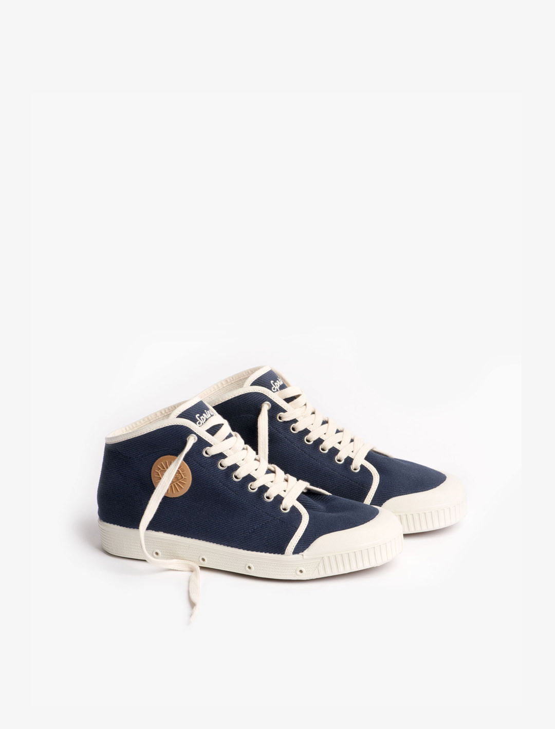 Cotton high top trainer | Spring Court