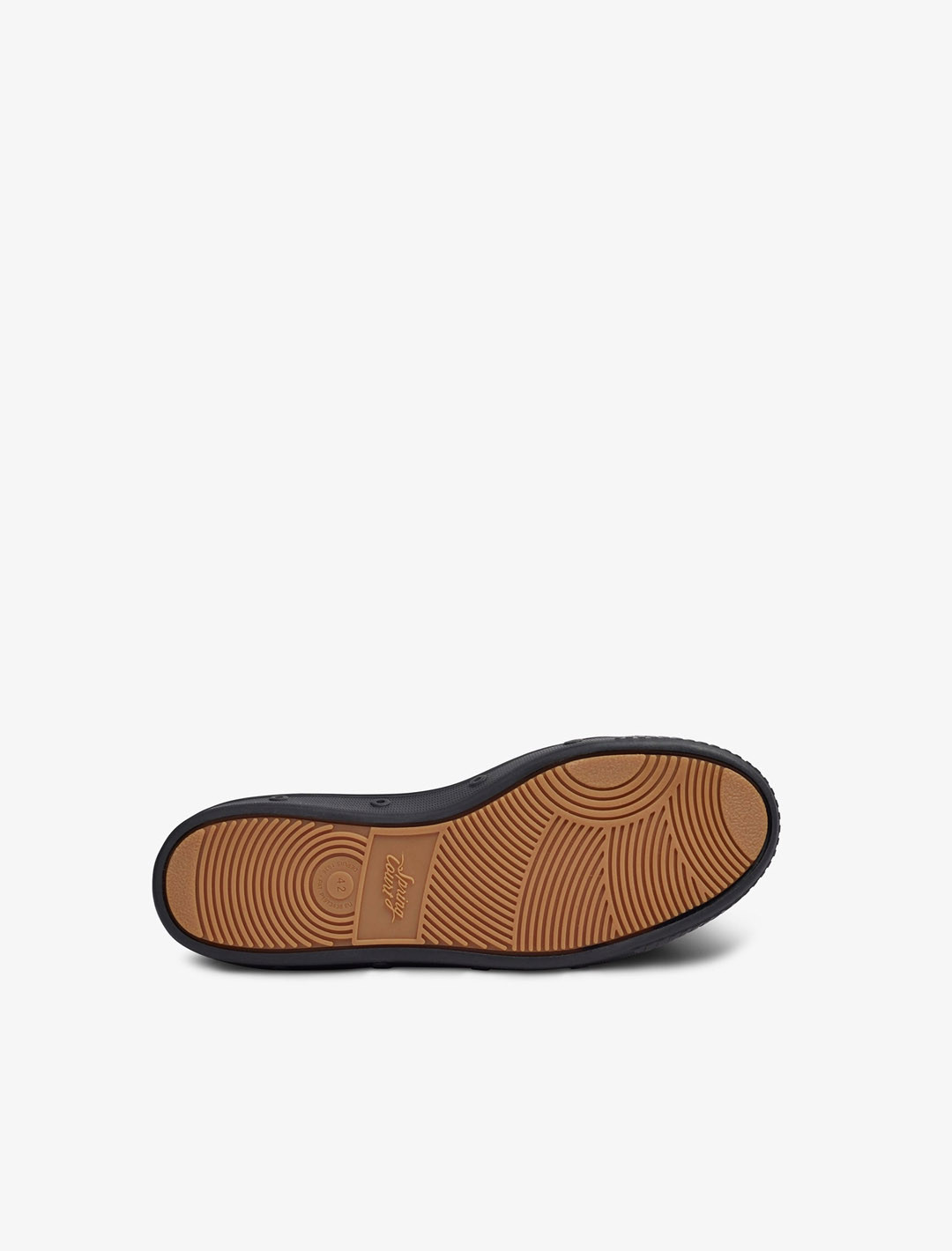 Spring Court M2 leather basket in black - sole view