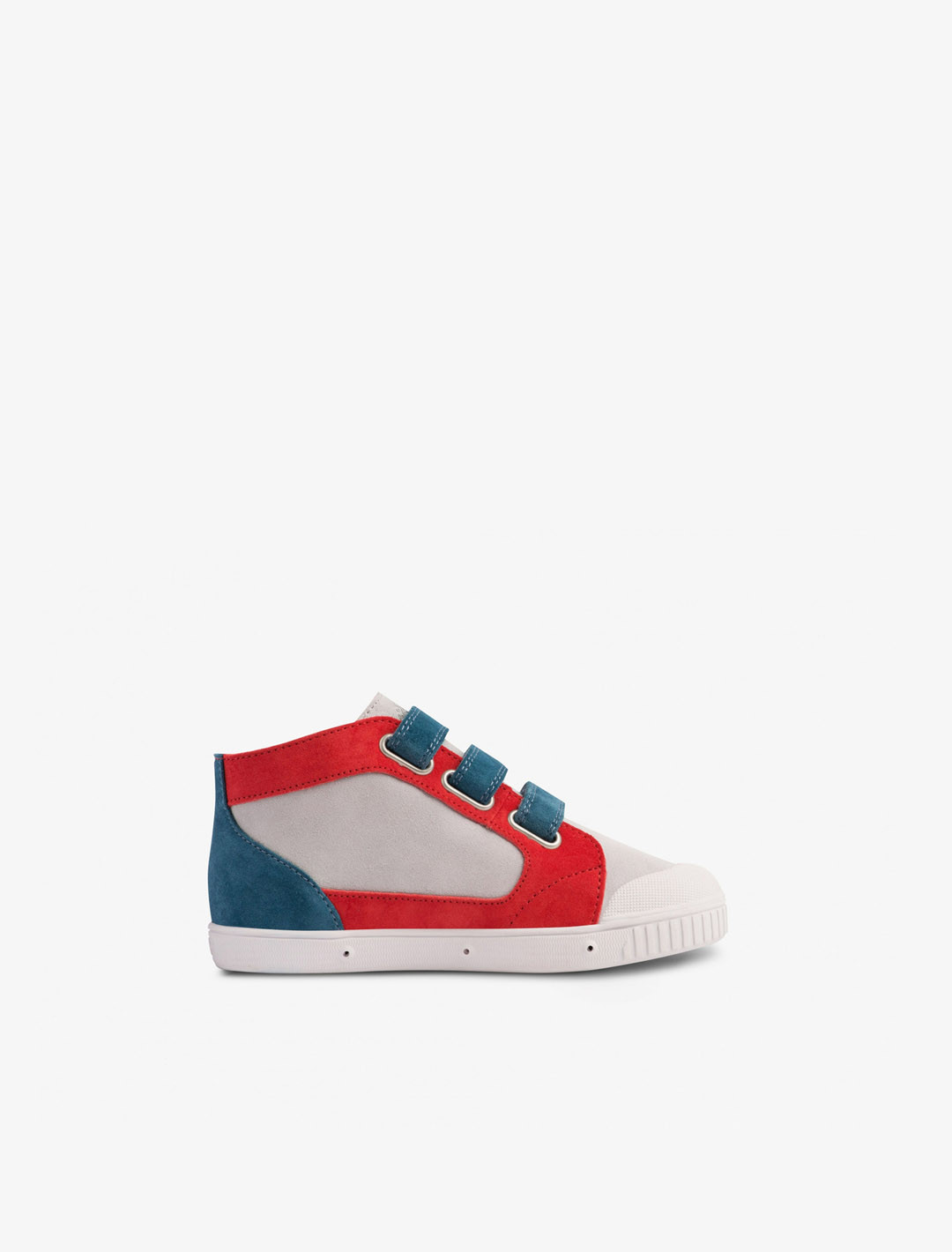 Chaussures enfant Spring Court M2 en suède multicolore – vue du côté intérieur